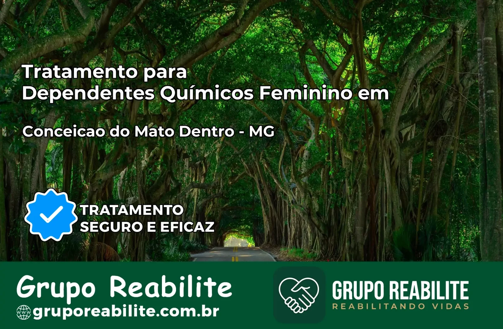 Tratamento para Dependentes Químicos Feminino em Conceição do Mato Dentro – MG
