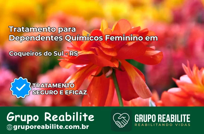 Tratamento para Dependentes Químicos Feminino em Coqueiros do Sul – RS