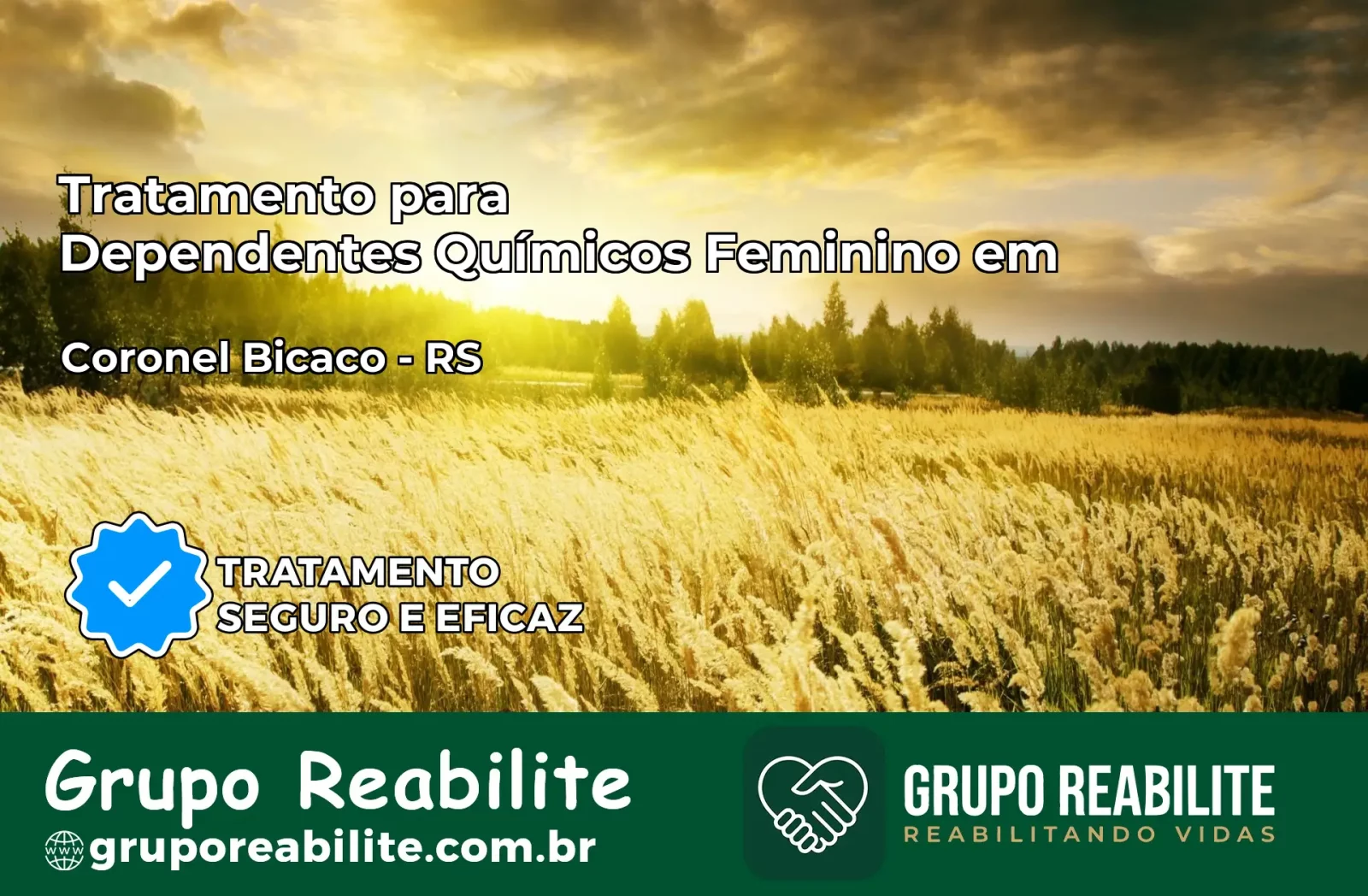 Tratamento para Dependentes Químicos Feminino em Coronel Bicaco – RS