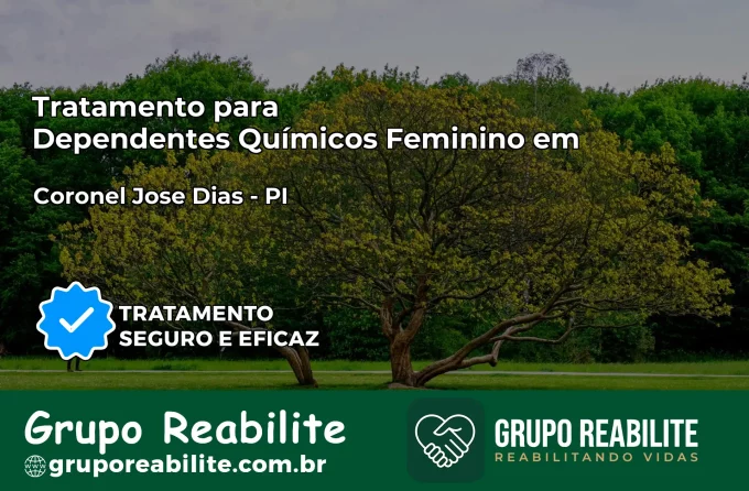 Tratamento para Dependentes Químicos Feminino em Coronel José Dias – PI