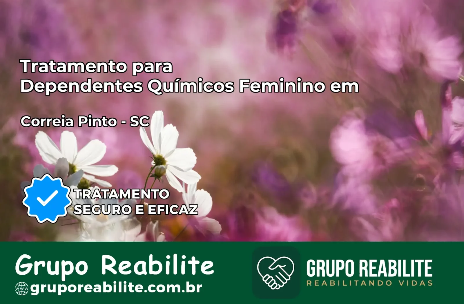 Tratamento para Dependentes Químicos Feminino em Correia Pinto – SC