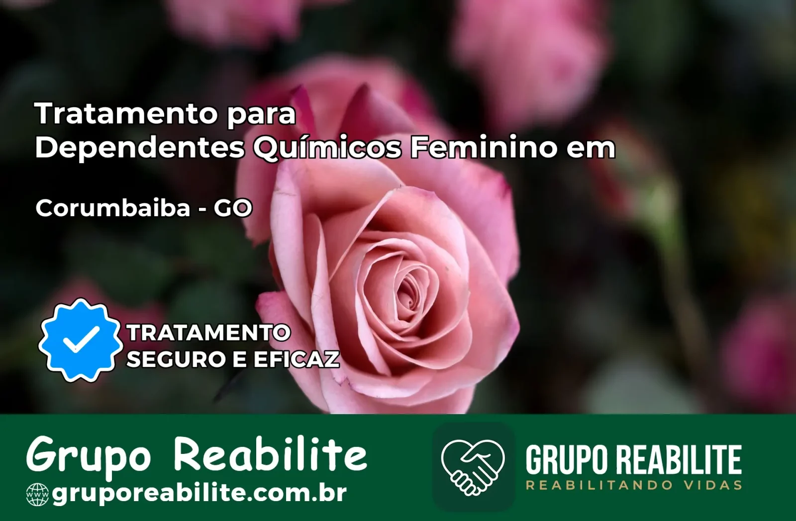 Tratamento para Dependentes Químicos Feminino em Corumbaíba – GO
