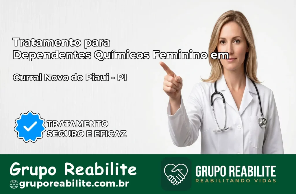 Tratamento para Dependentes Químicos Feminino em Curral Novo do Piauí – PI