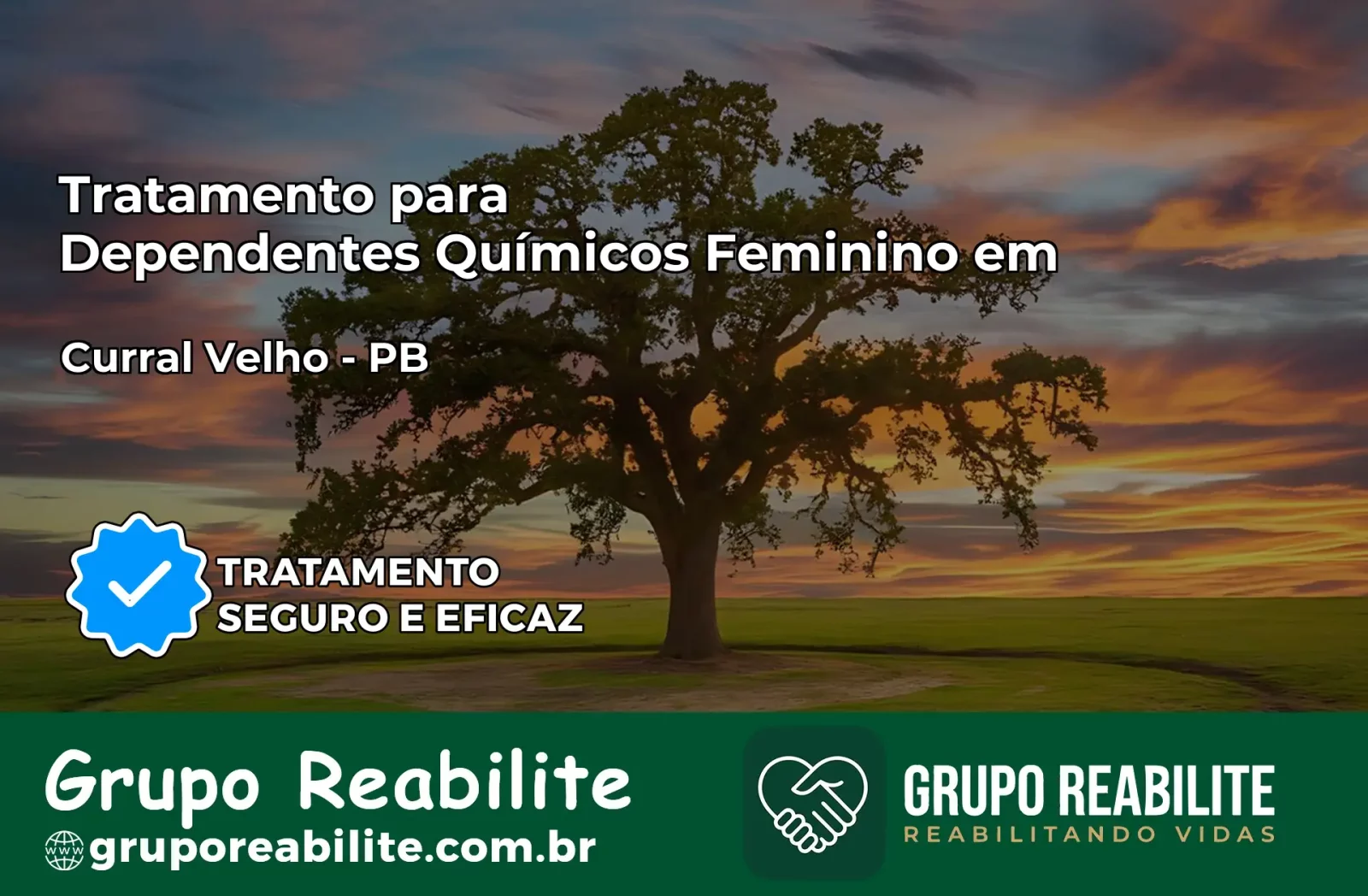 Tratamento para Dependentes Químicos Feminino em Curral Velho – PB