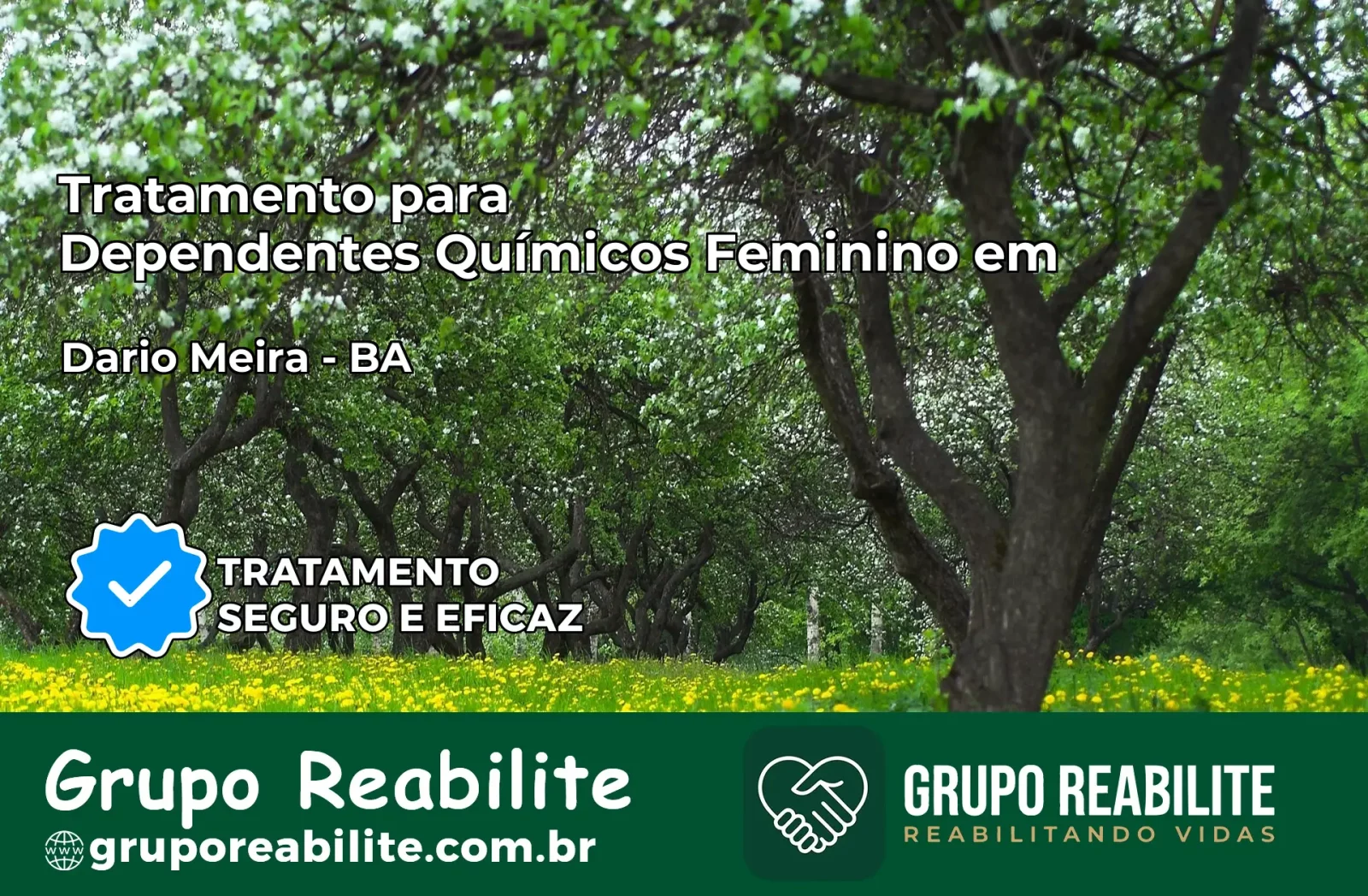 Tratamento para Dependentes Químicos Feminino em Dário Meira – BA