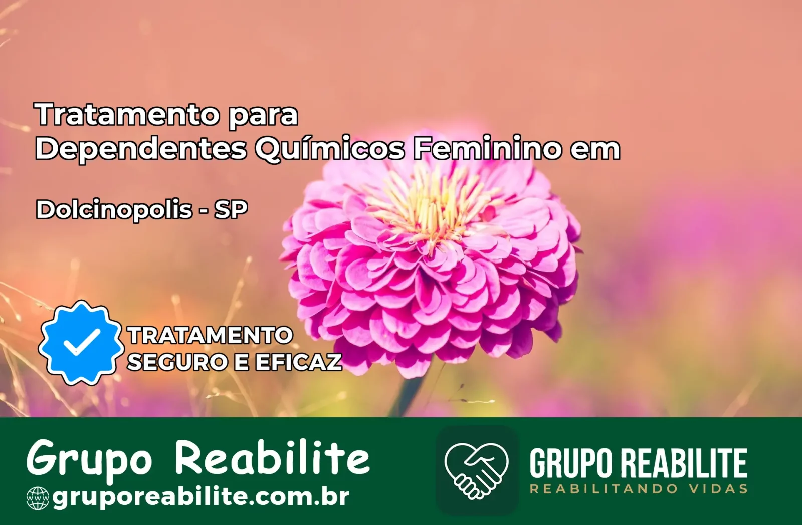 Tratamento para Dependentes Químicos Feminino em Dolcinópolis – SP