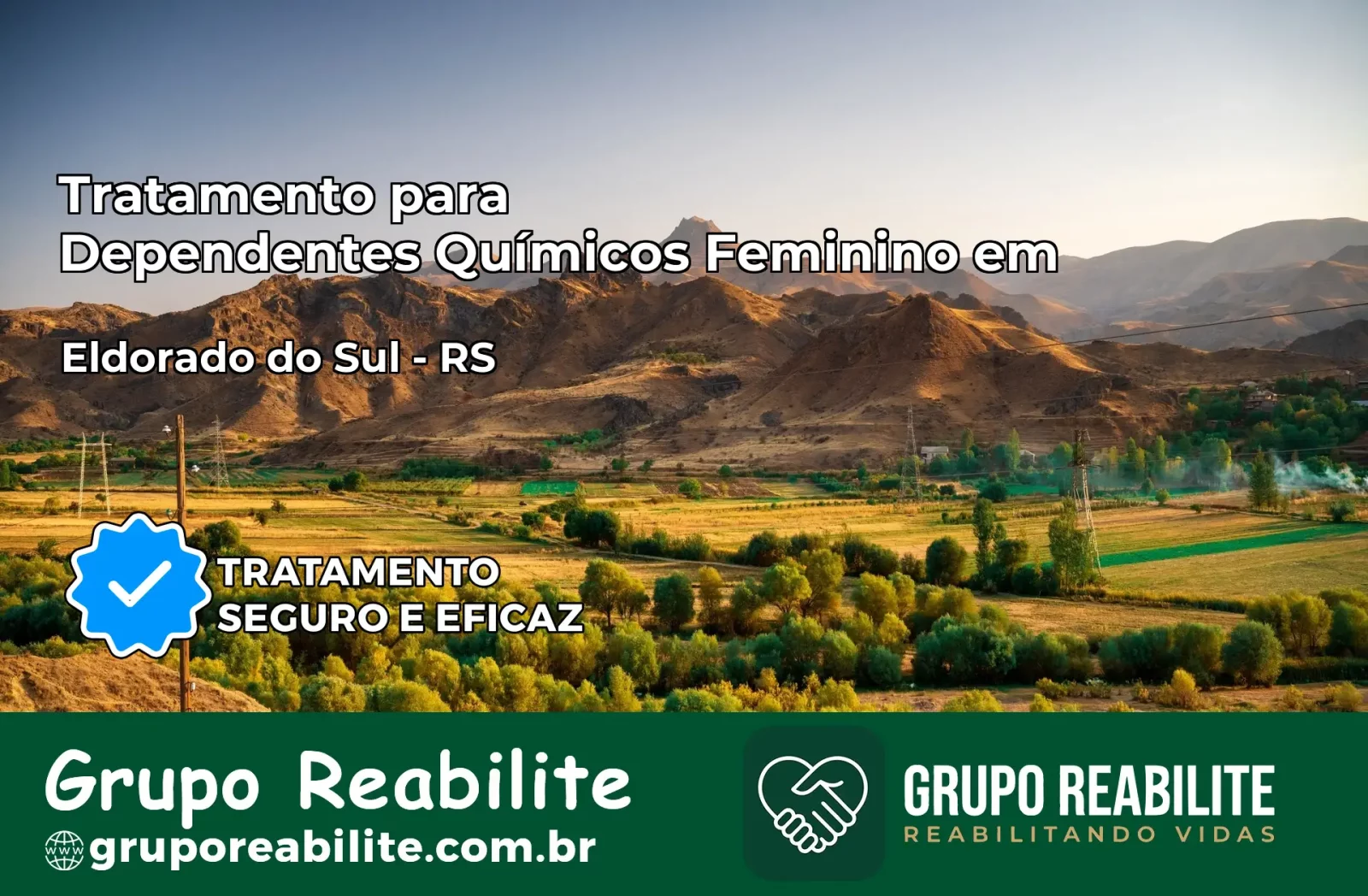 Tratamento para Dependentes Químicos Feminino em Eldorado do Sul – RS