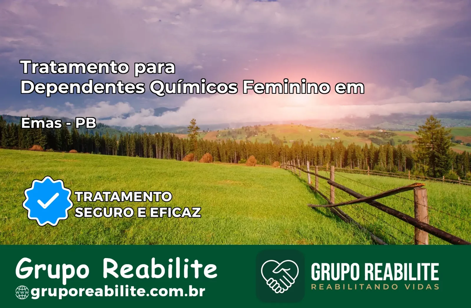 Tratamento para Dependentes Químicos Feminino em Emas – PB