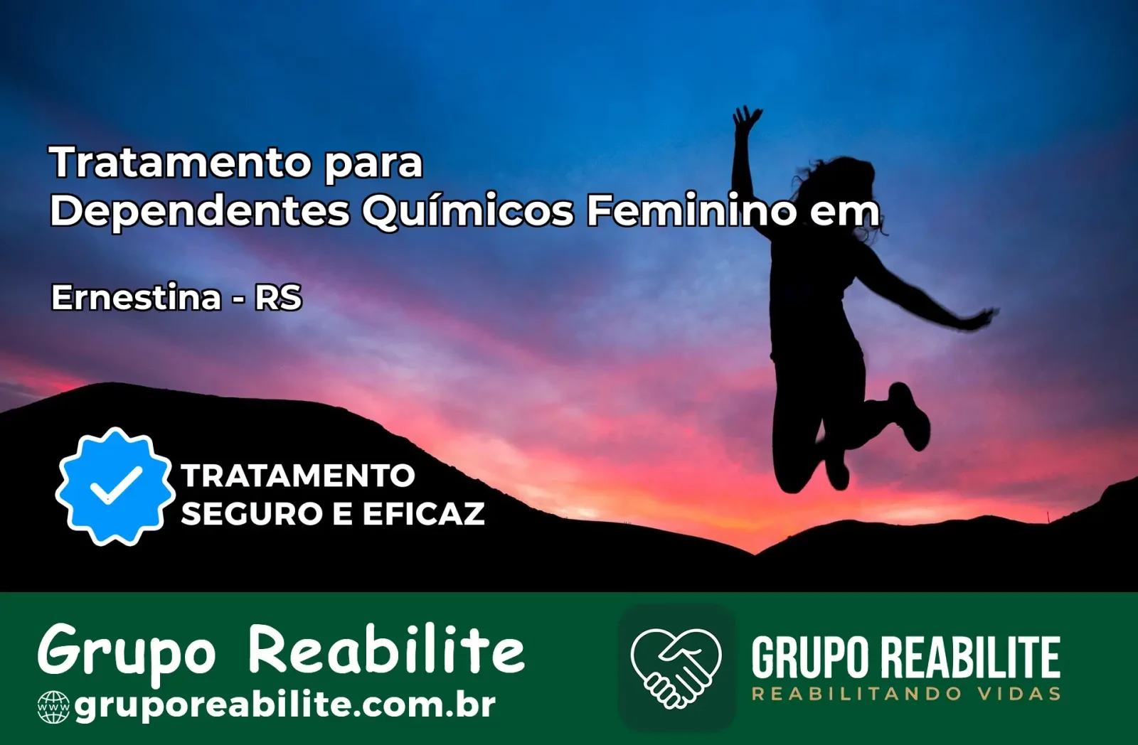 Tratamento para Dependentes Químicos Feminino em Ernestina – RS