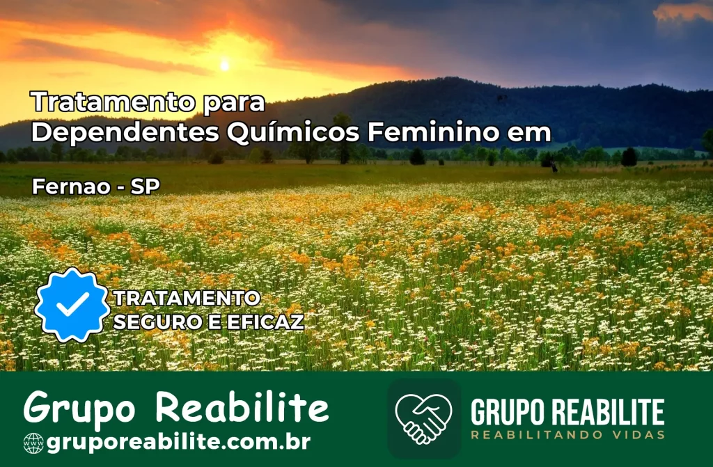 Tratamento para Dependentes Químicos Feminino em Fernão – SP