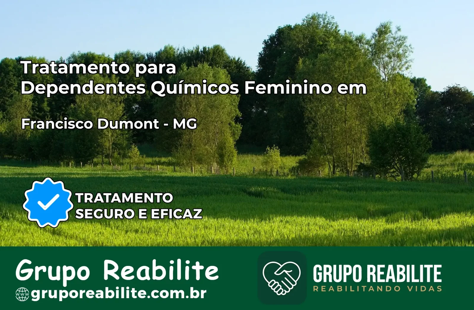 Tratamento para Dependentes Químicos Feminino em Francisco Dumont – MG