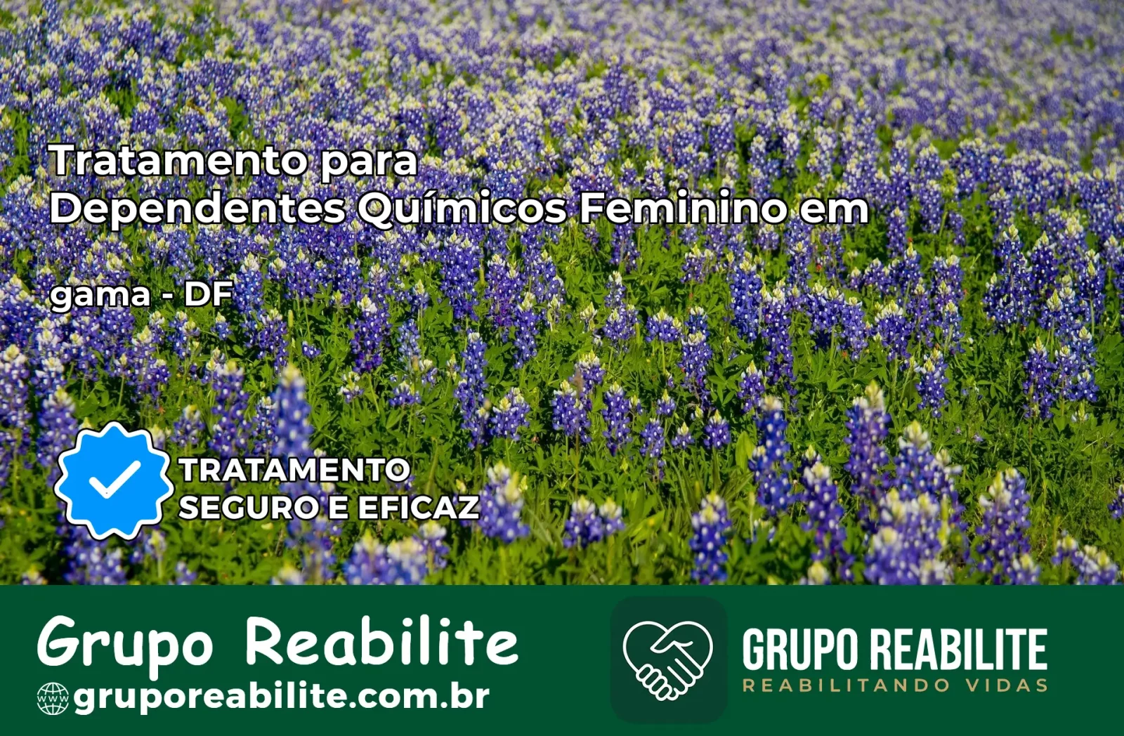 Tratamento para Dependentes Químicos Feminino em gama – DF