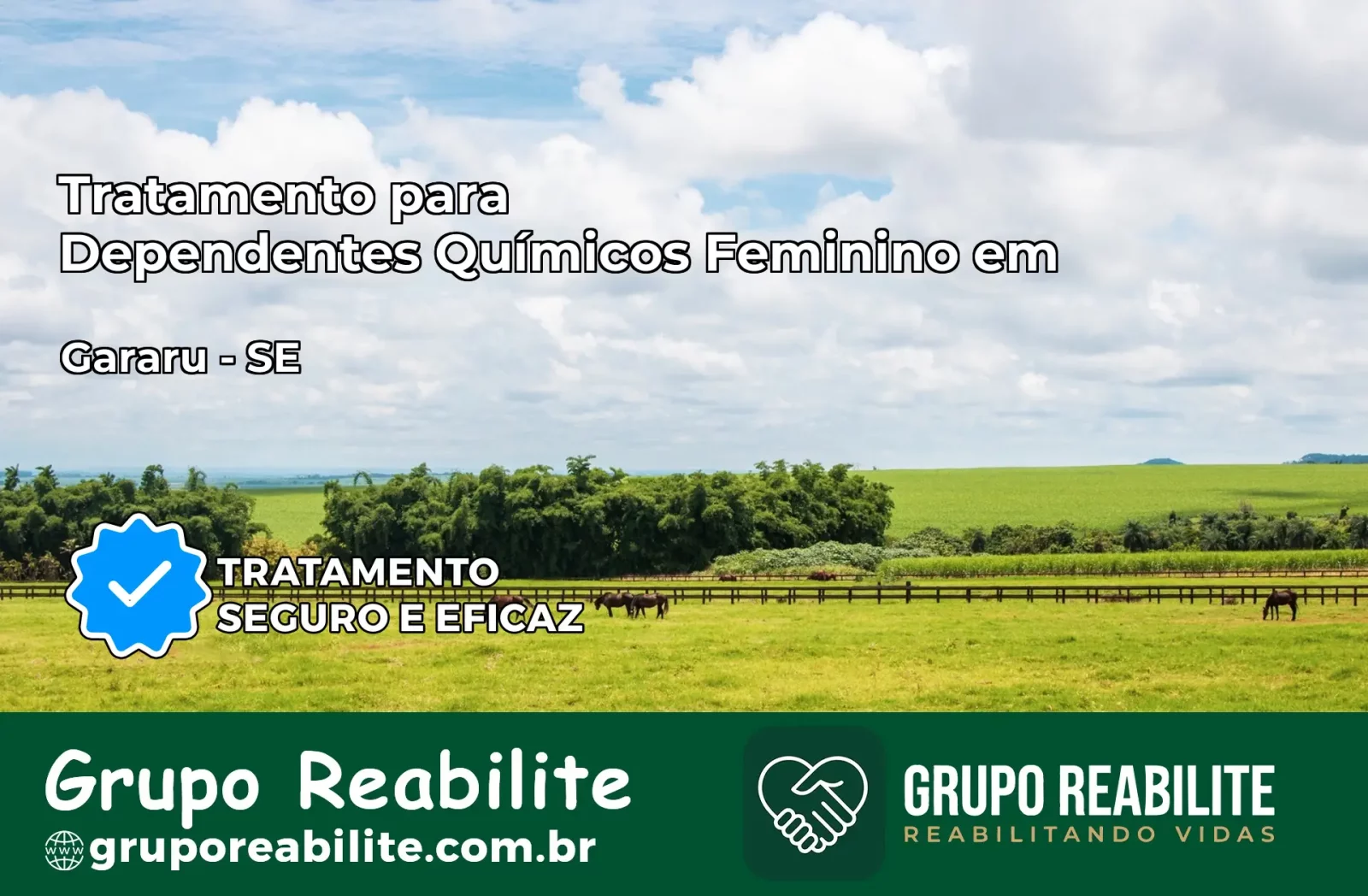 Tratamento para Dependentes Químicos Feminino em Gararu – SE