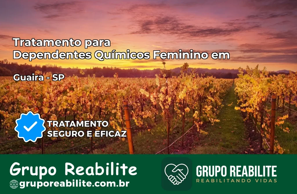 Tratamento para Dependentes Químicos Feminino em Guaíra – SP
