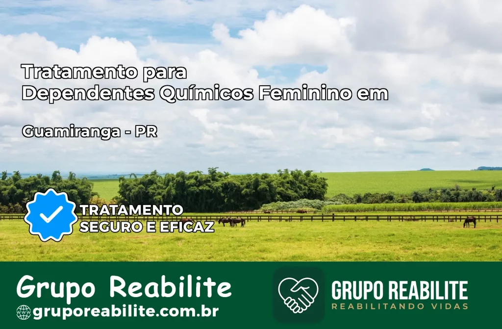 Tratamento para Dependentes Químicos Feminino em Guamiranga – PR