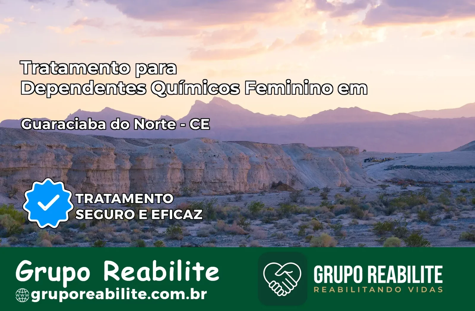 Tratamento para Dependentes Químicos Feminino em Guaraciaba do Norte – CE