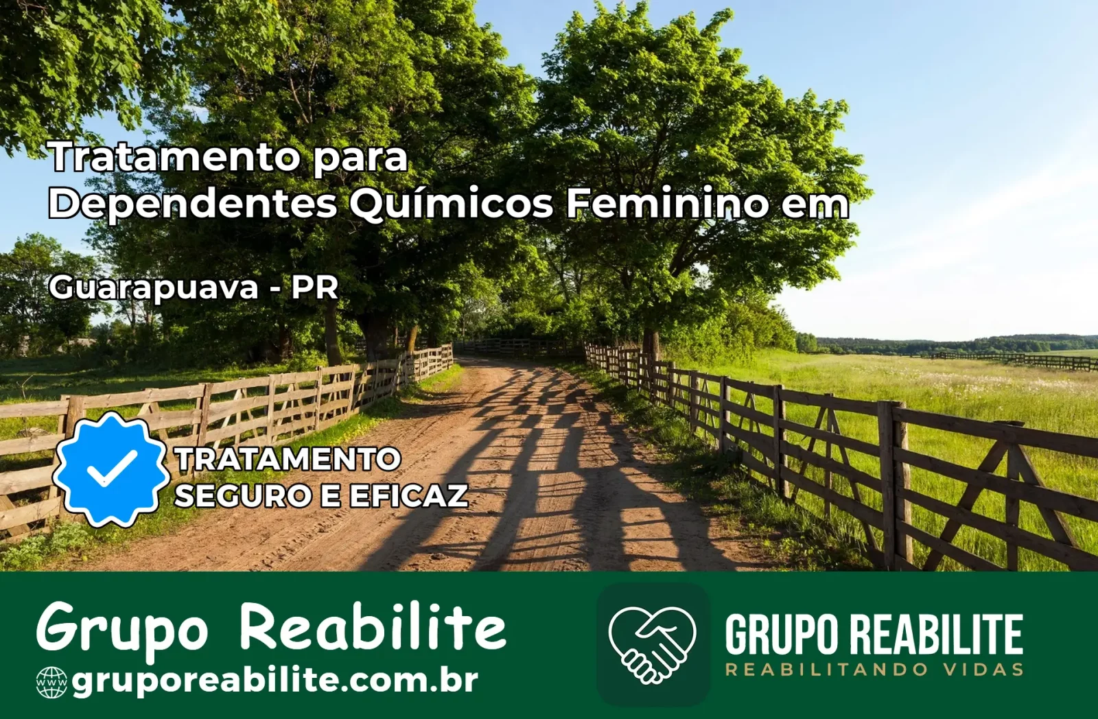 Tratamento para Dependentes Químicos Feminino em Guarapuava – PR