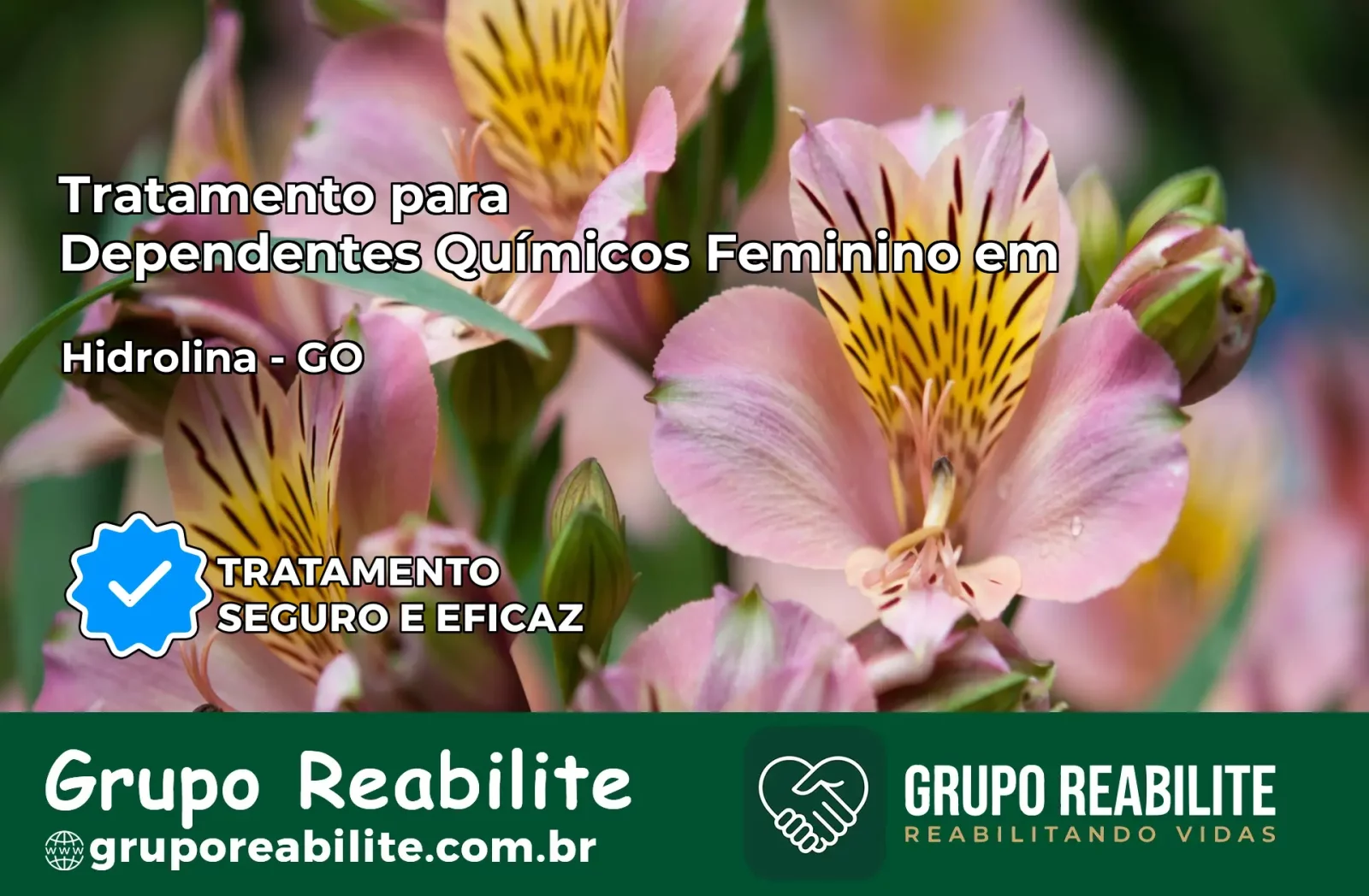 Tratamento para Dependentes Químicos Feminino em Hidrolina – GO