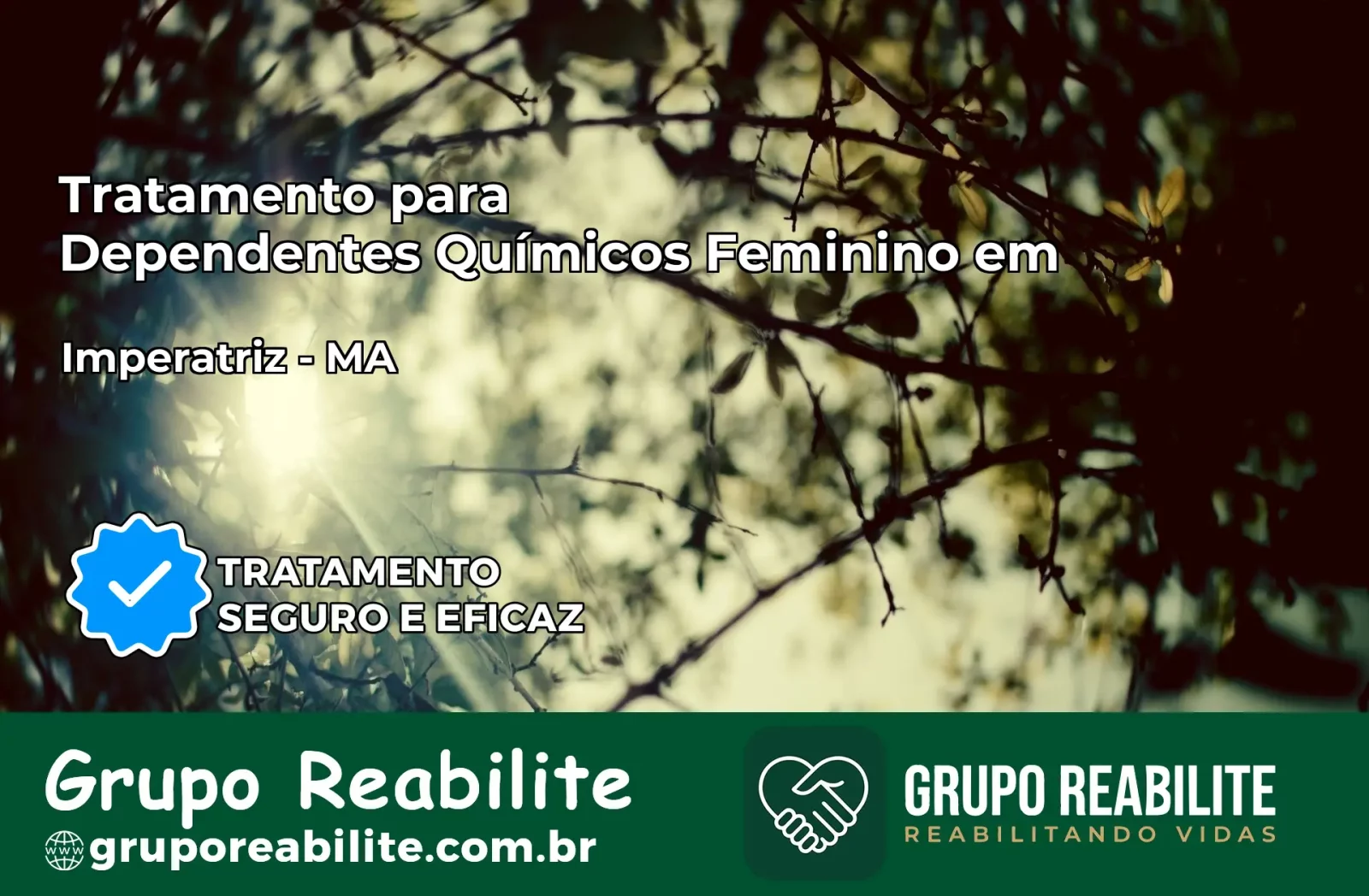 Tratamento para Dependentes Químicos Feminino em Imperatriz – MA