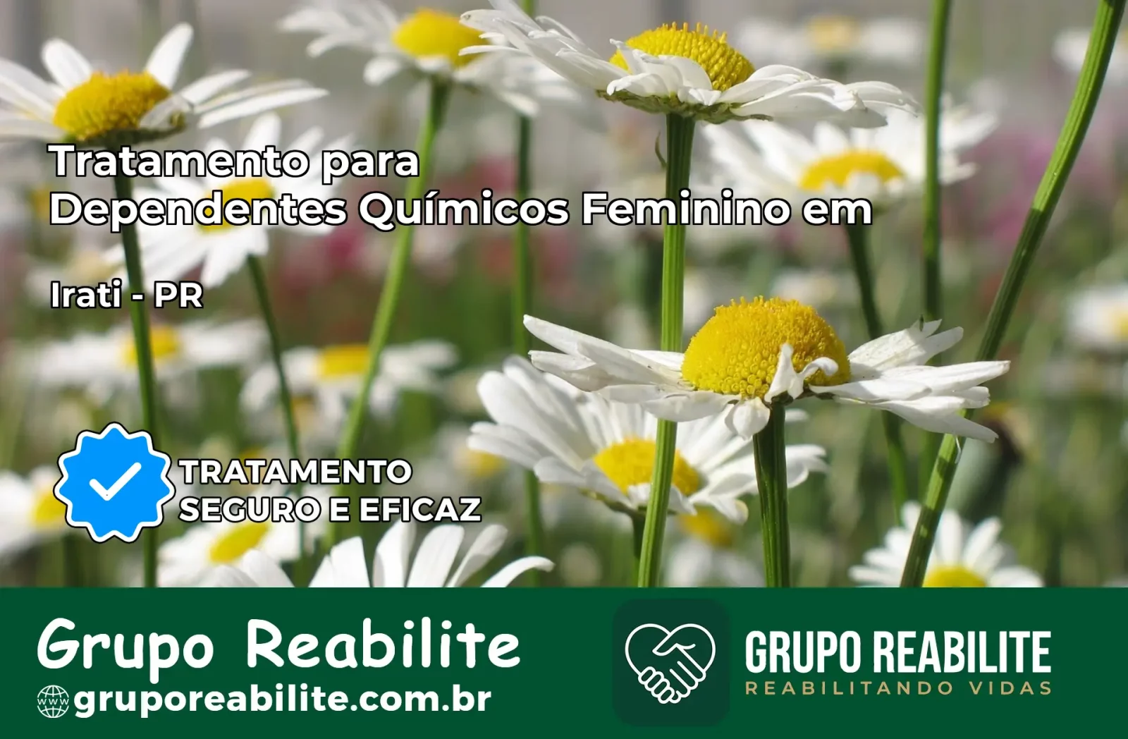 Tratamento para Dependentes Químicos Feminino em Irati – PR