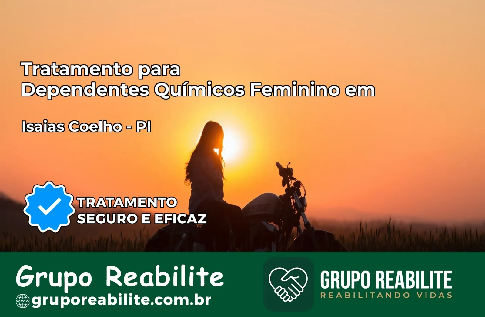 Tratamento para Dependentes Químicos Feminino em Isaías Coelho – PI