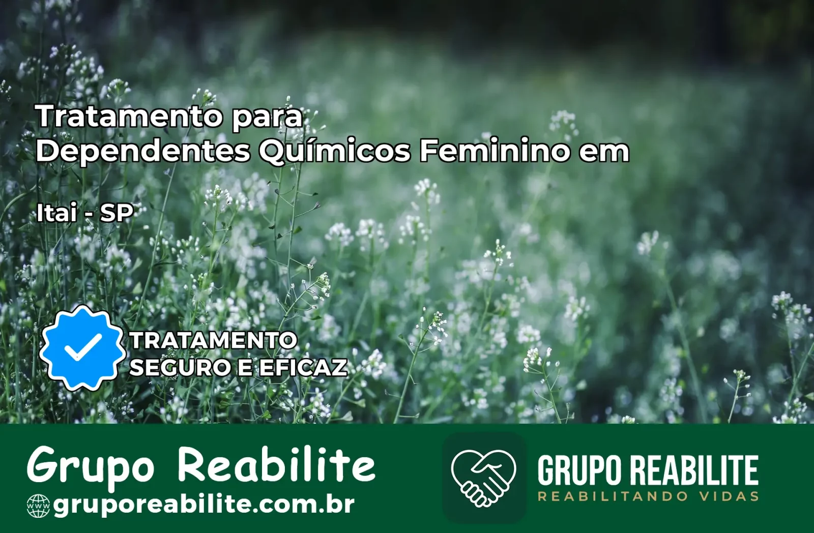 Tratamento para Dependentes Químicos Feminino em Itaí – SP