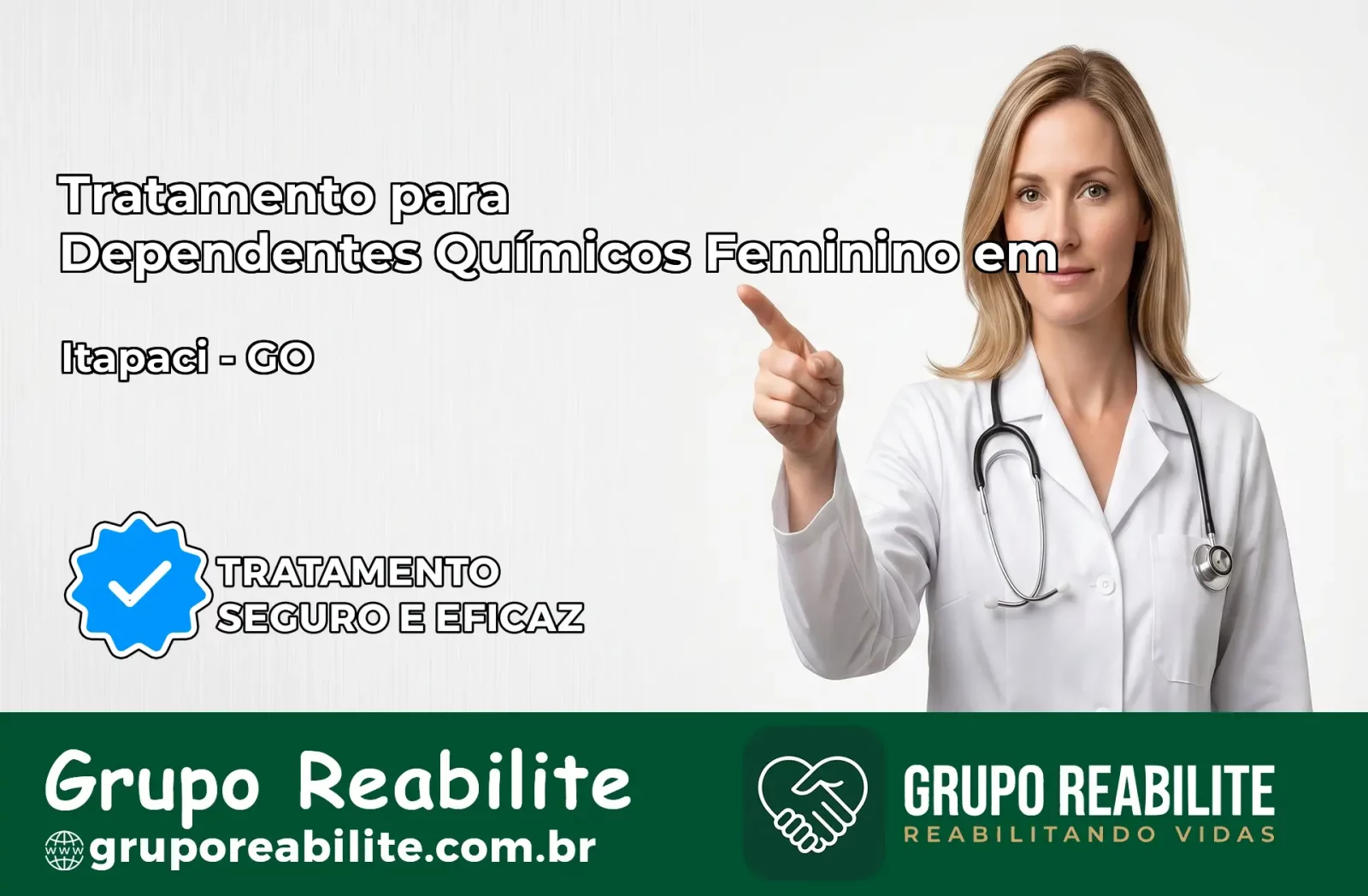 Tratamento para Dependentes Químicos Feminino em Itapaci – GO