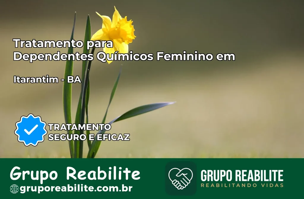 Tratamento para Dependentes Químicos Feminino em Itarantim – BA