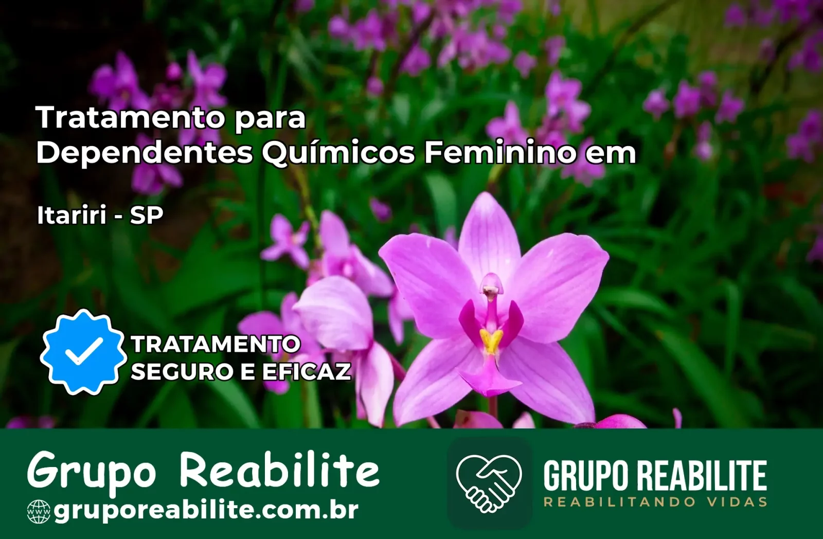 Tratamento para Dependentes Químicos Feminino em Itariri – SP