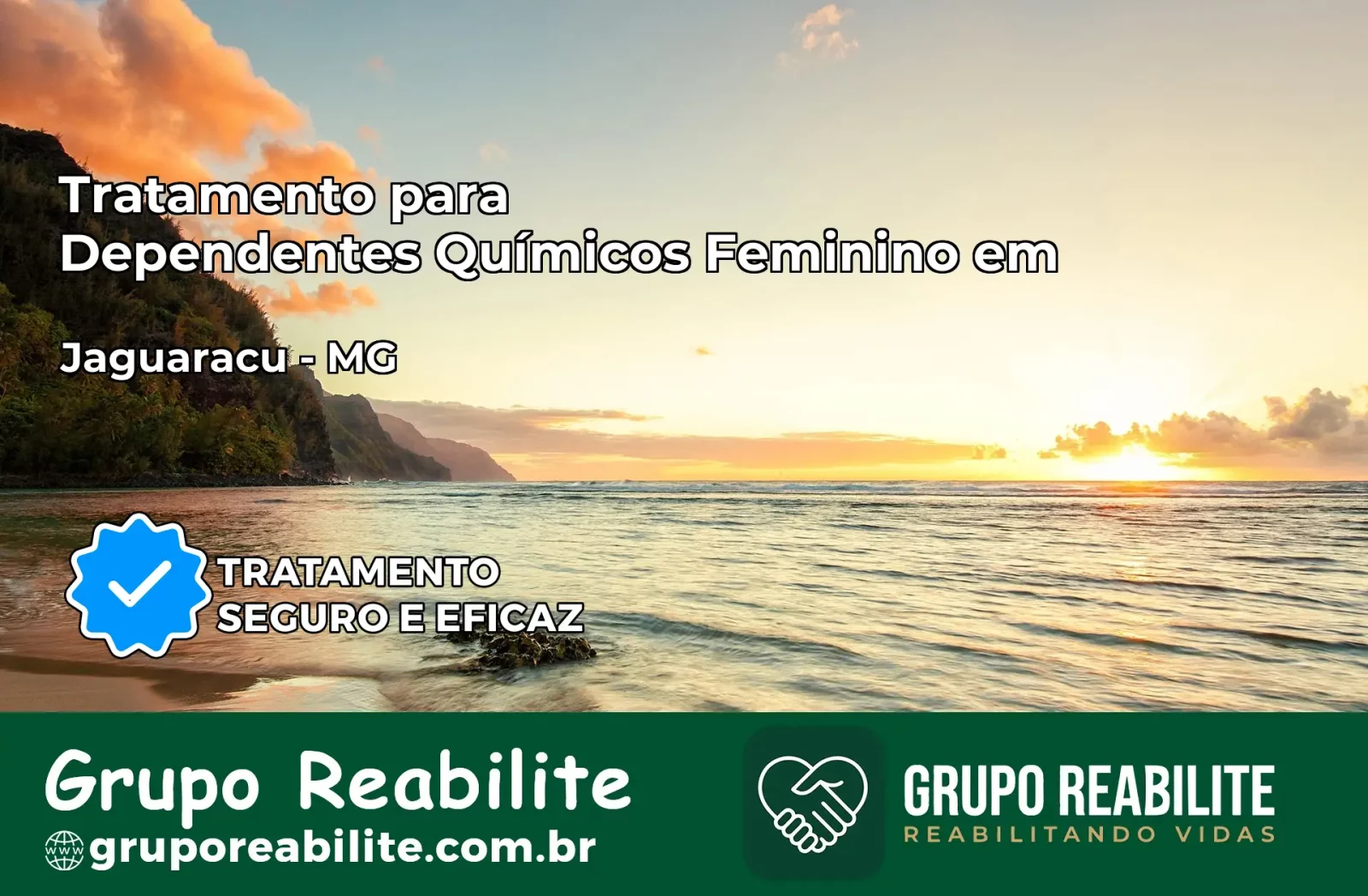 Tratamento para Dependentes Químicos Feminino em Jaguaraçu – MG