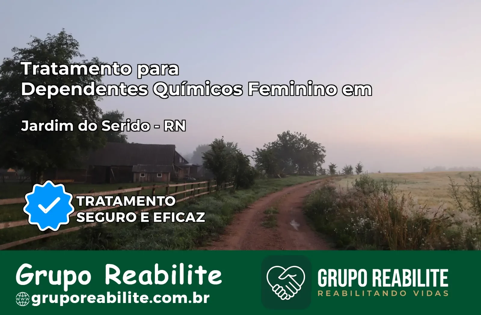Tratamento para Dependentes Químicos Feminino em Jardim do Seridó – RN