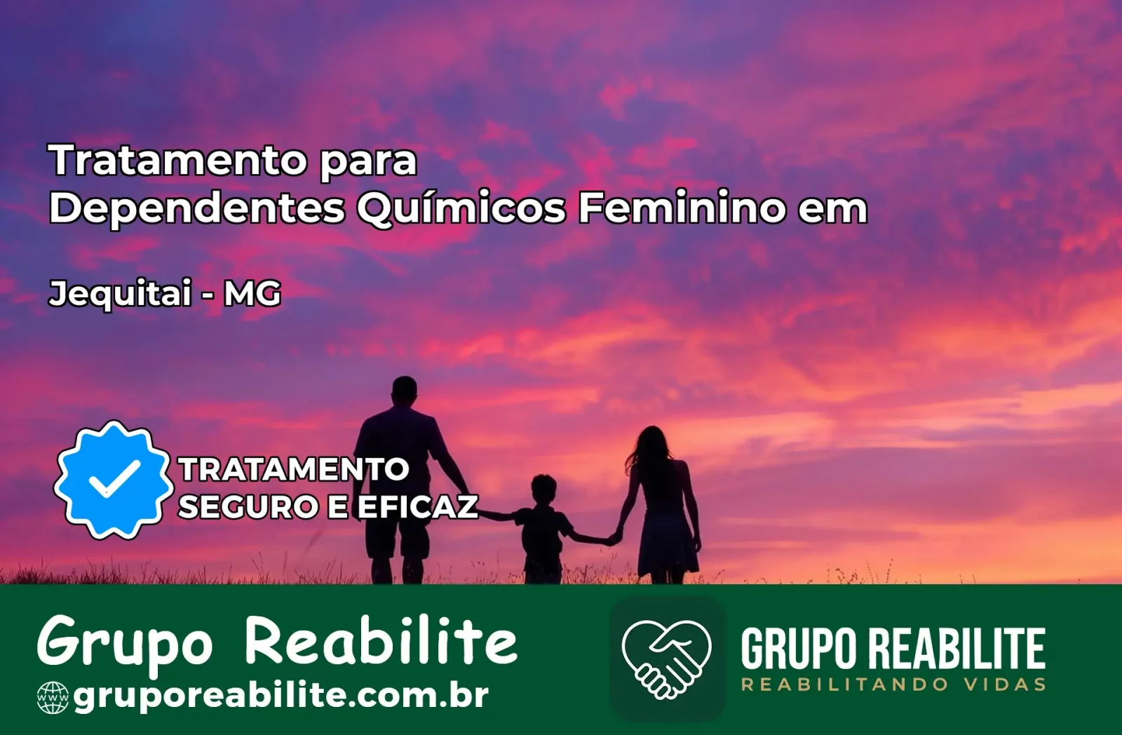 Tratamento para Dependentes Químicos Feminino em Jequitaí – MG
