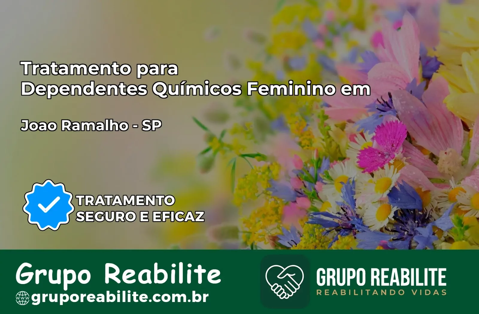 Tratamento para Dependentes Químicos Feminino em João Ramalho – SP