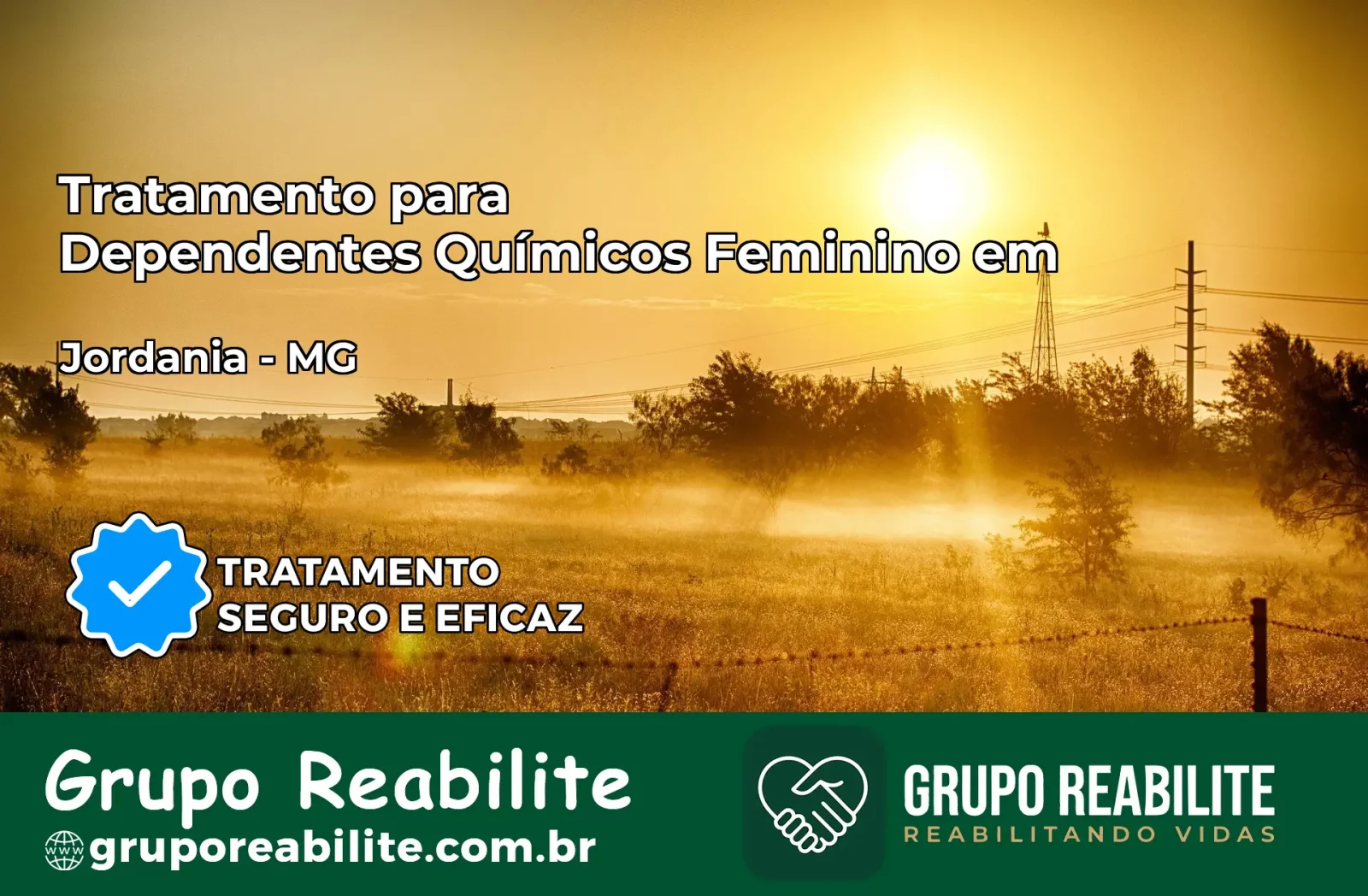 Tratamento para Dependentes Químicos Feminino em Jordânia – MG