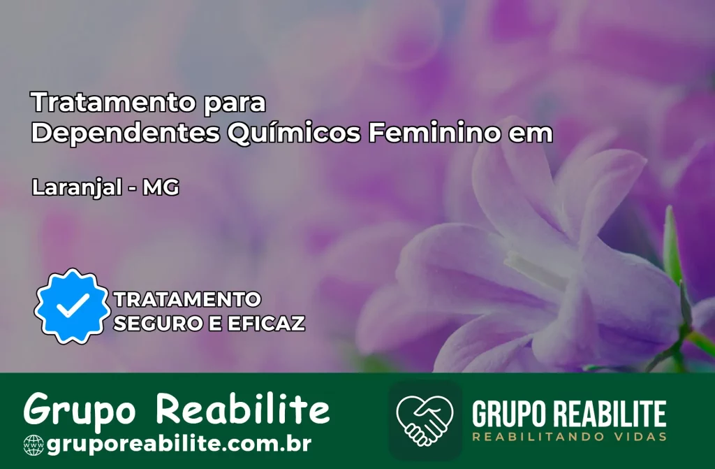 Tratamento para Dependentes Químicos Feminino em Laranjal – MG