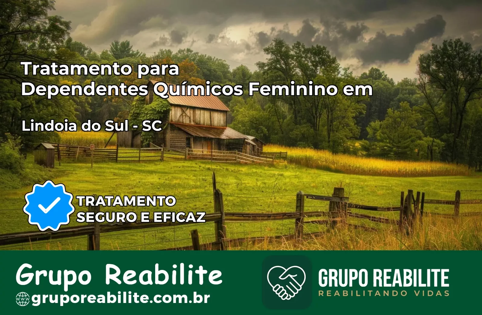 Tratamento para Dependentes Químicos Feminino em Lindóia do Sul – SC
