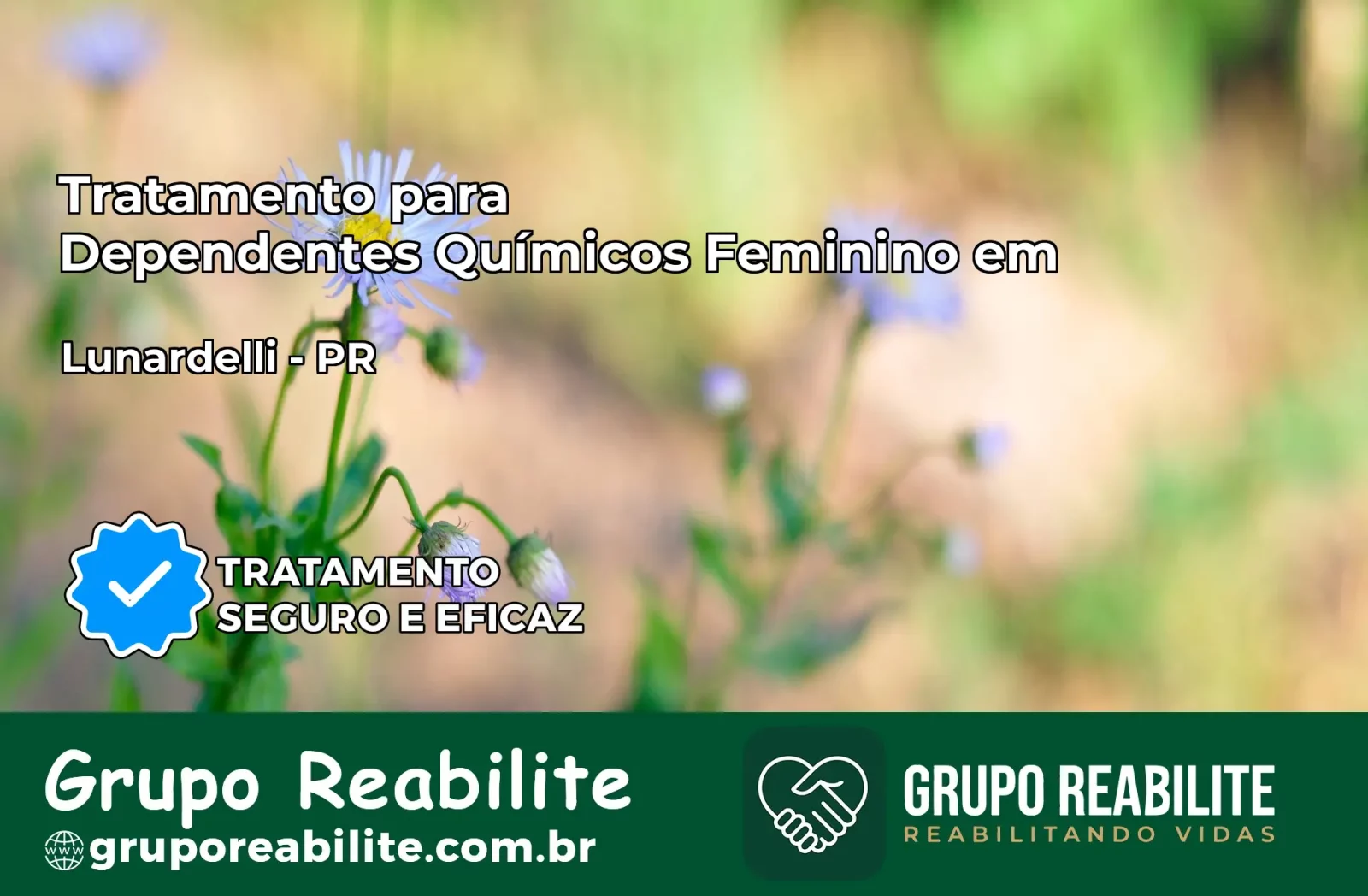 Tratamento para Dependentes Químicos Feminino em Lunardelli – PR