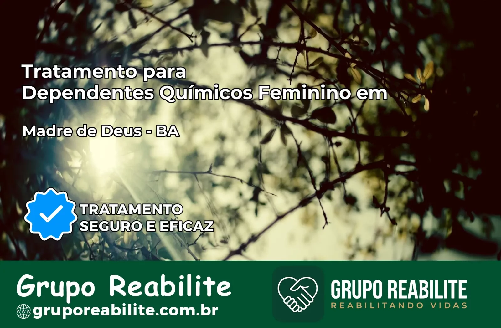 Tratamento para Dependentes Químicos Feminino em Madre de Deus – BA