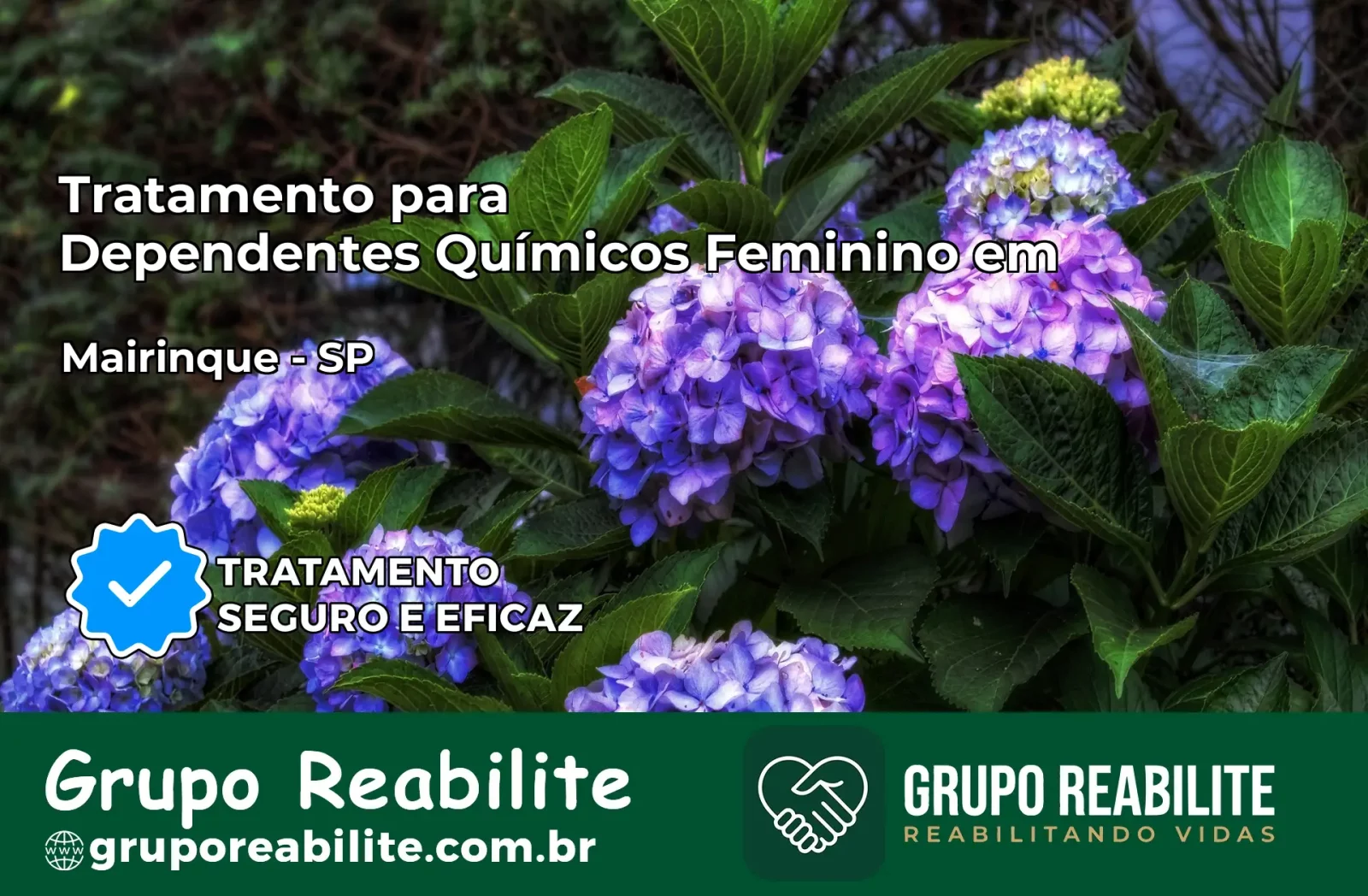 Tratamento para Dependentes Químicos Feminino em Mairinque – SP
