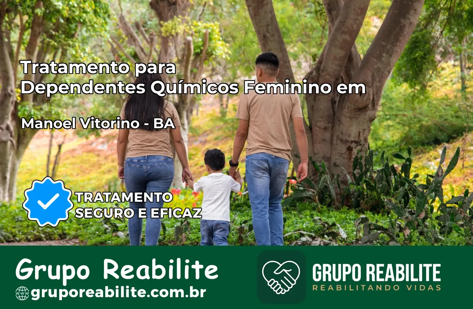 Tratamento para Dependentes Químicos Feminino em Manoel Vitorino – BA