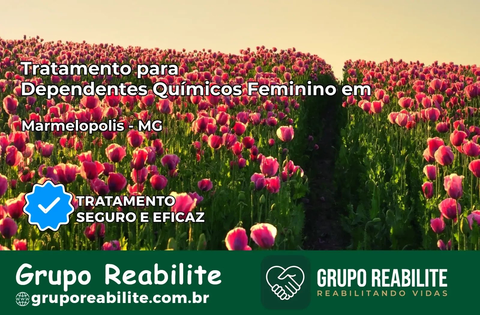 Tratamento para Dependentes Químicos Feminino em Marmelópolis – MG