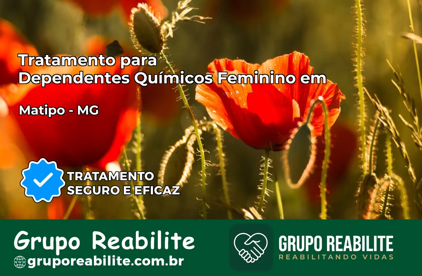 Tratamento para Dependentes Químicos Feminino em Matipó – MG