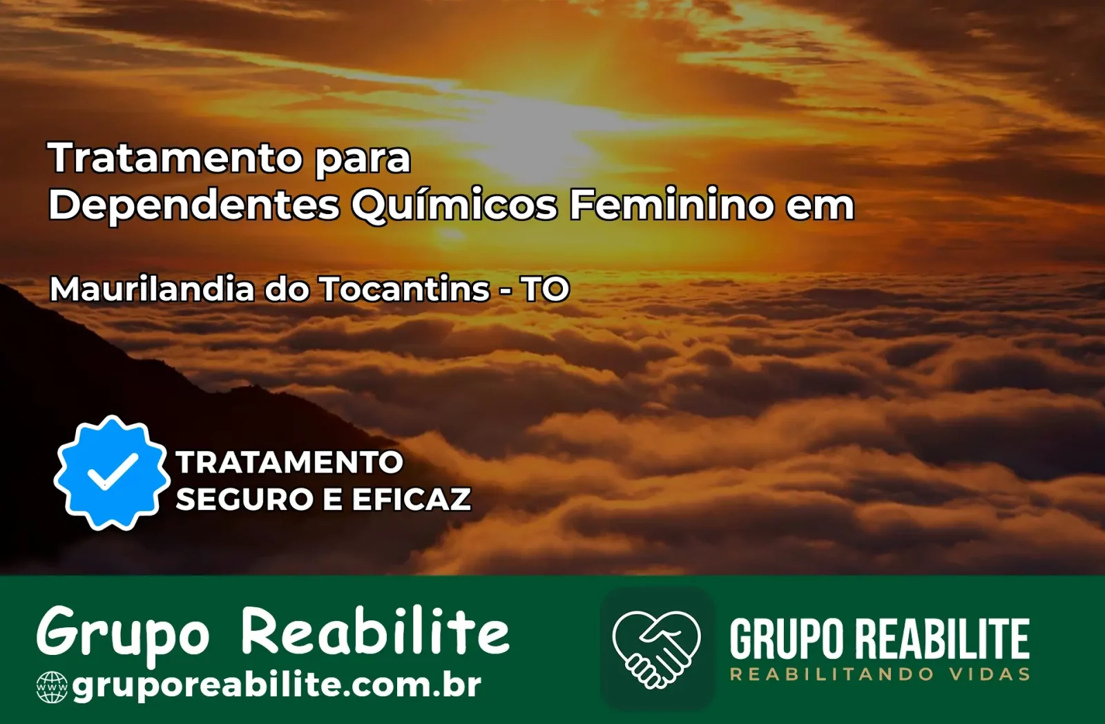 Tratamento para Dependentes Químicos Feminino em Maurilândia do Tocantins – TO