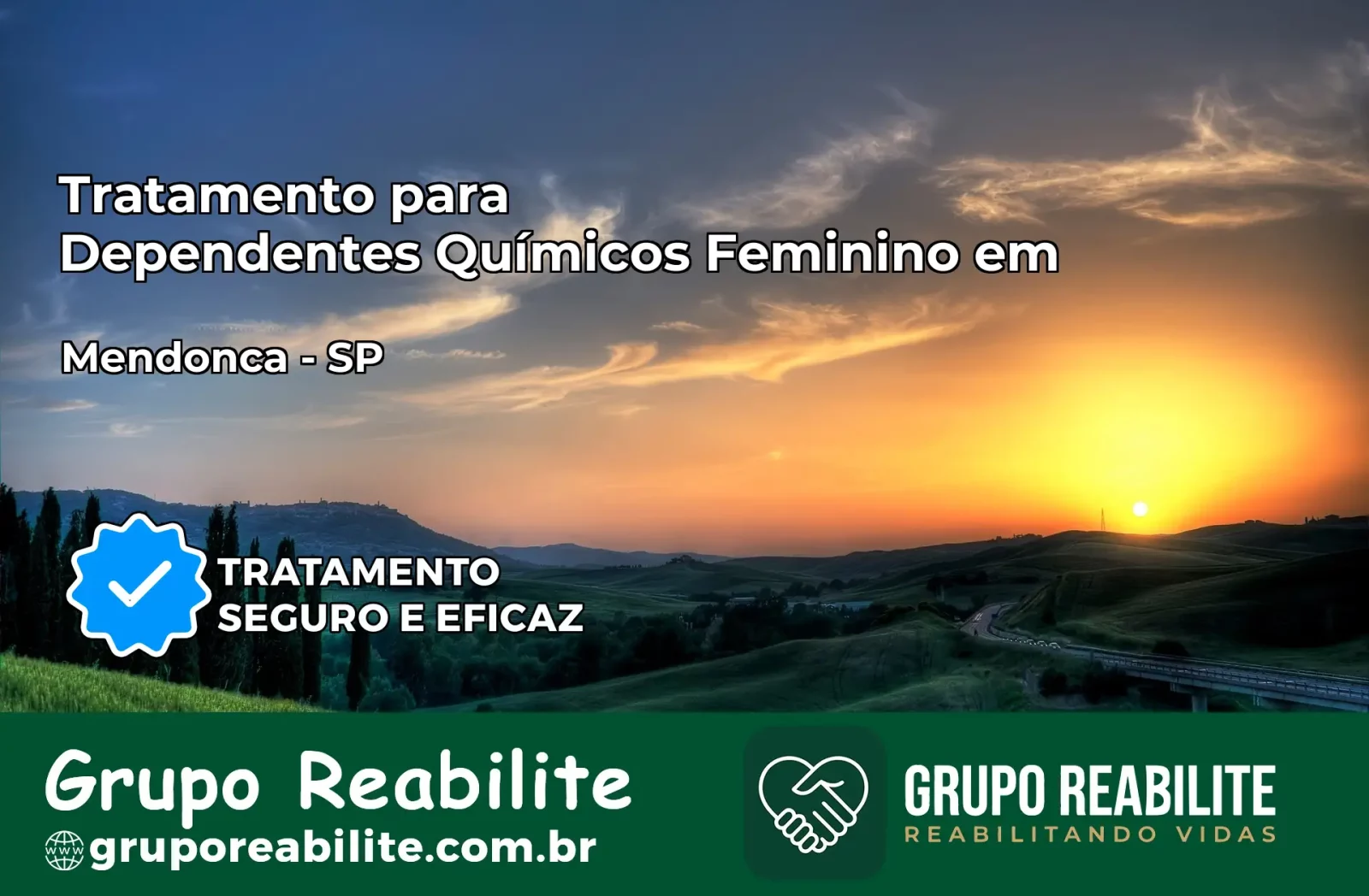 Tratamento para Dependentes Químicos Feminino em Mendonça – SP