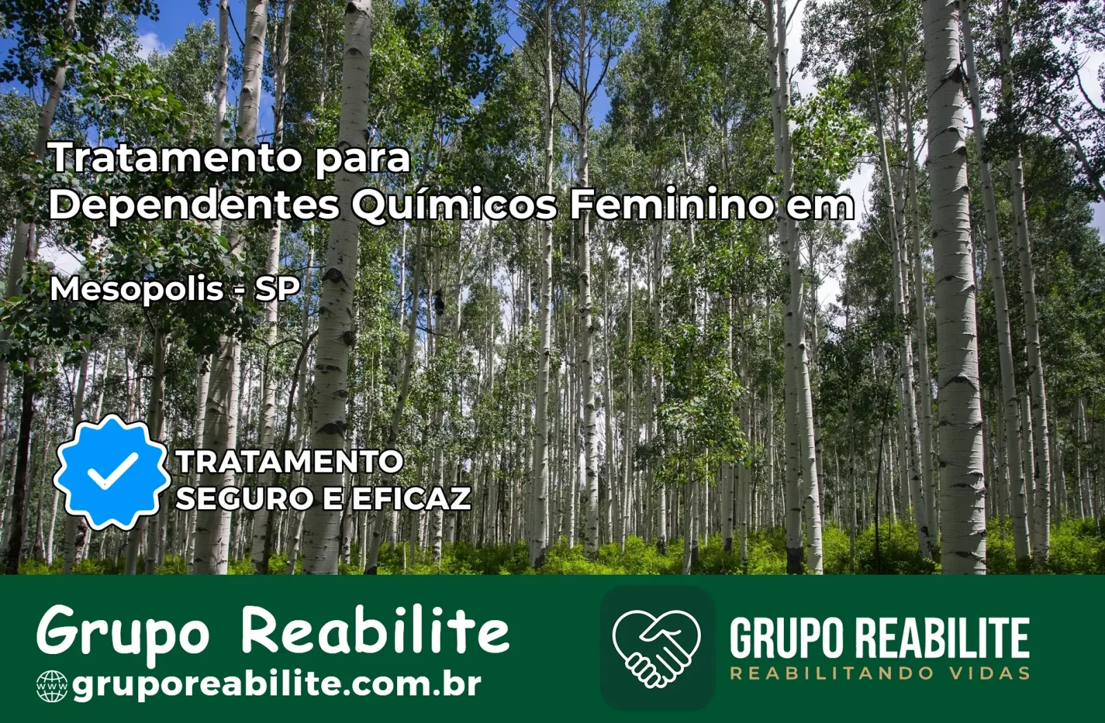 Tratamento para Dependentes Químicos Feminino em Mesópolis – SP