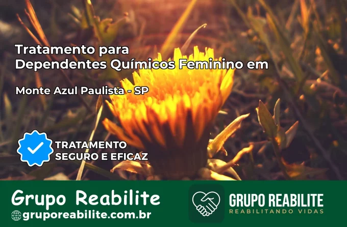 Tratamento para Dependentes Químicos Feminino em Monte Azul Paulista – SP