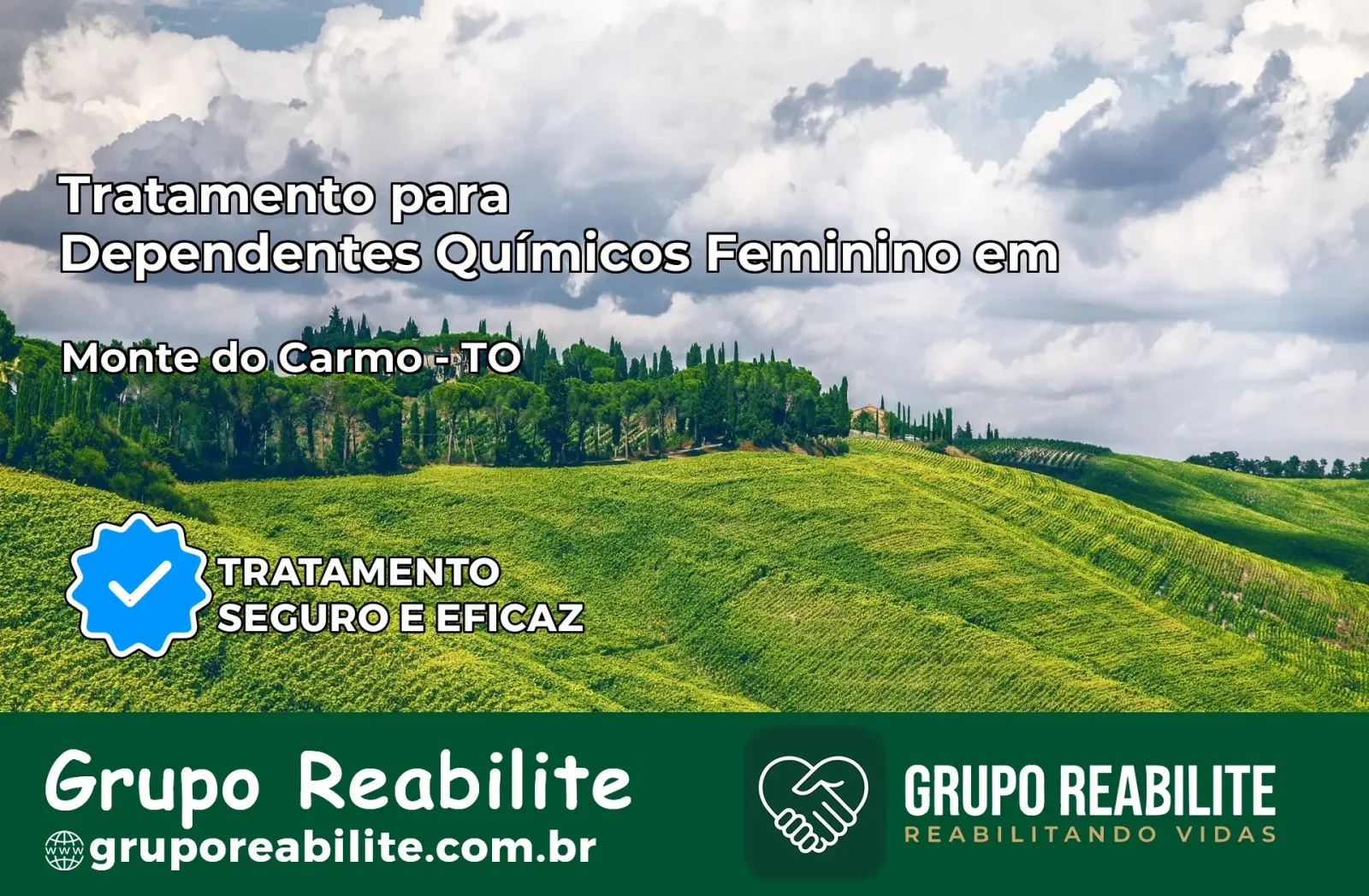 Tratamento para Dependentes Químicos Feminino em Monte do Carmo – TO