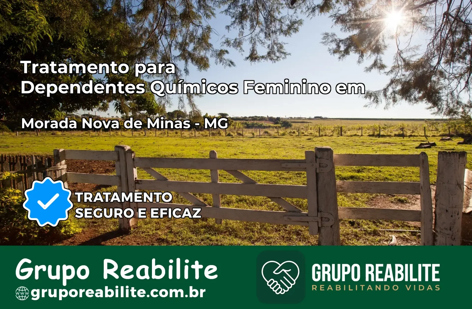 Tratamento para Dependentes Químicos Feminino em Morada Nova de Minas – MG