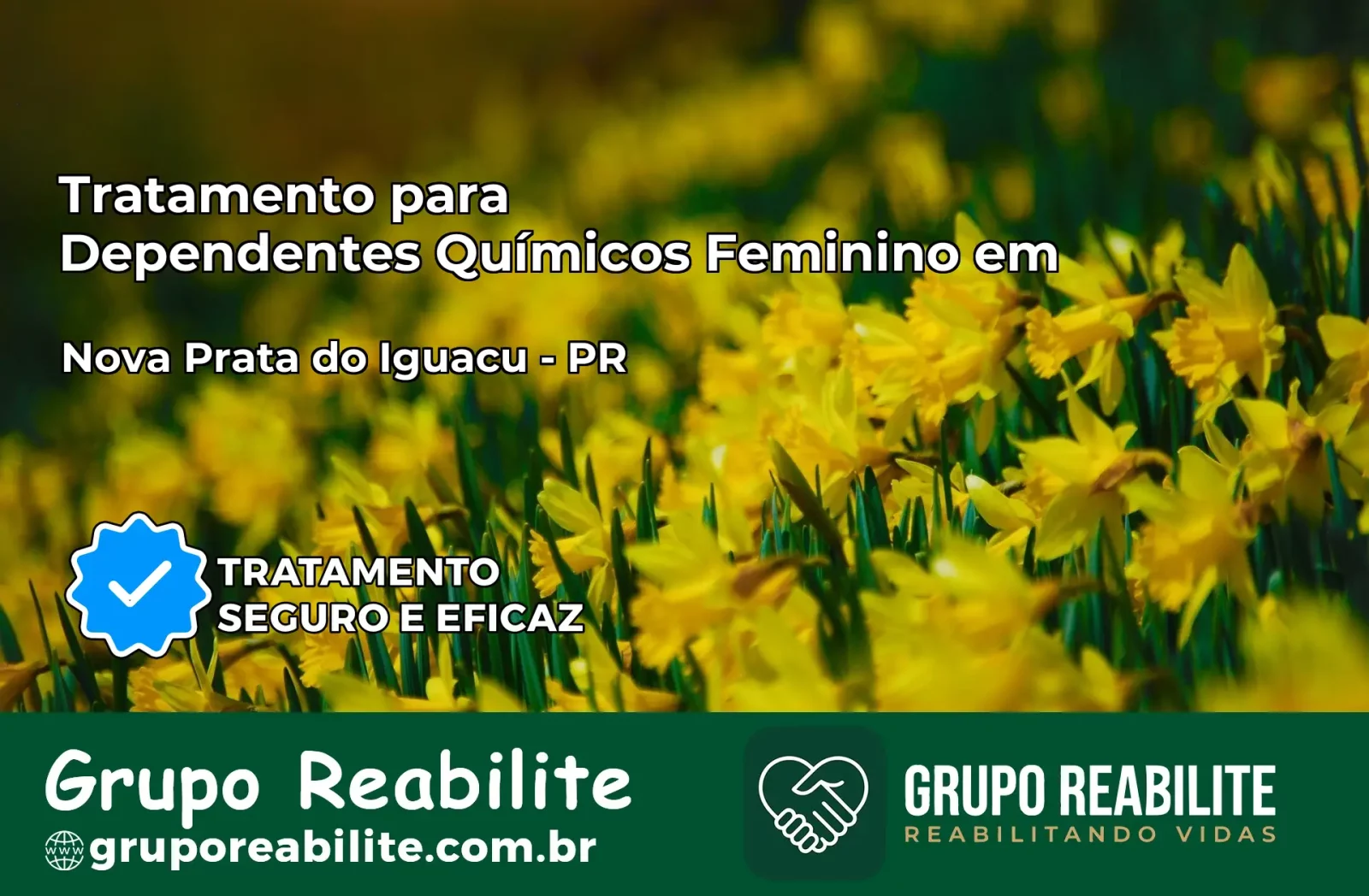 Tratamento para Dependentes Químicos Feminino em Nova Prata do Iguaçu – PR