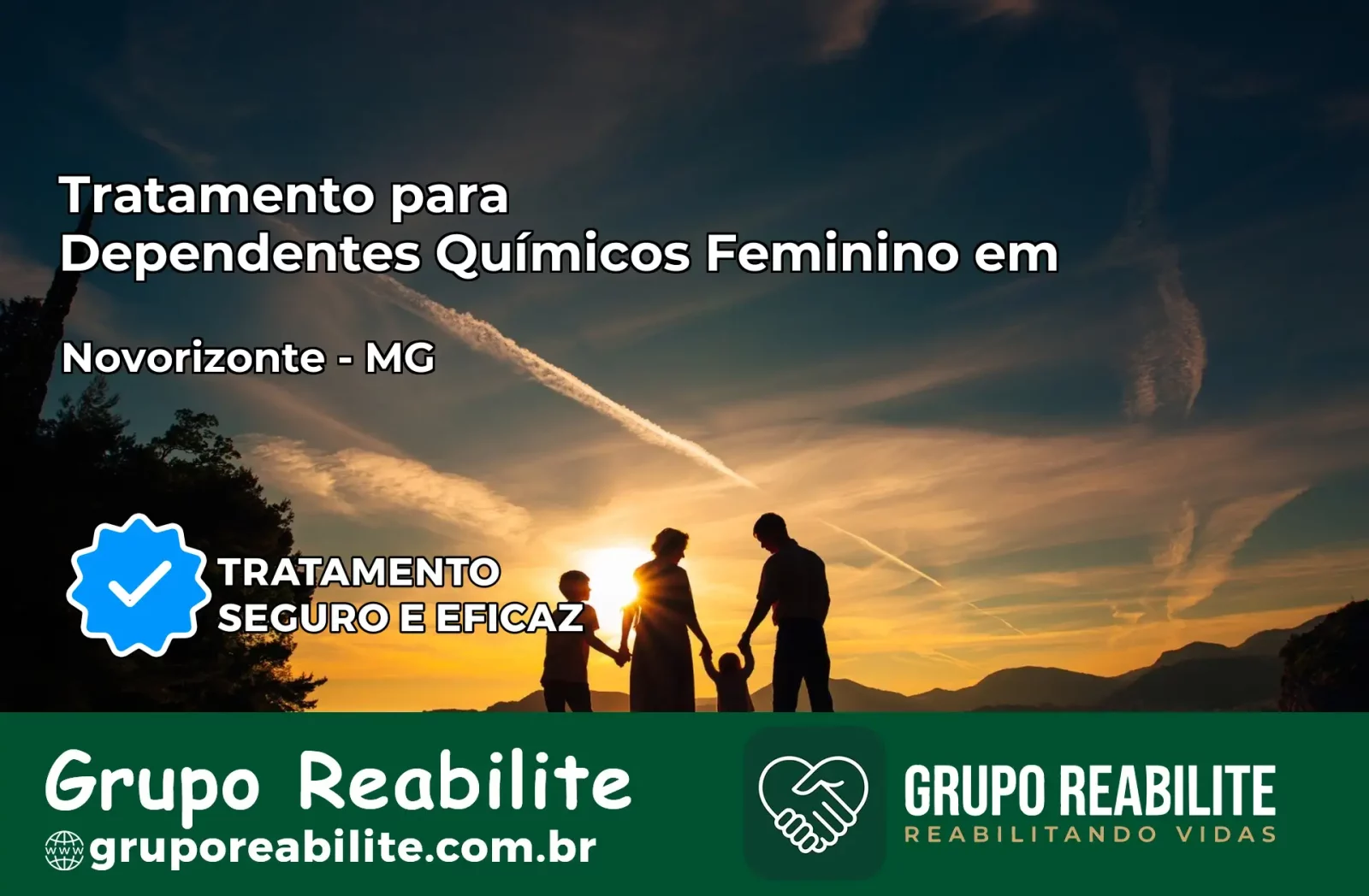 Tratamento para Dependentes Químicos Feminino em Novorizonte – MG